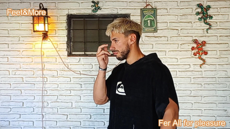 Fer All for pleasure: Fer Controls Nose of His Alpha Master Friend