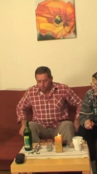 Older couple seduce girl having sex for the first time