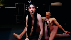 Why fuck so hard: 3D nadržená asijská holka má BDSM sex s cizincem s...