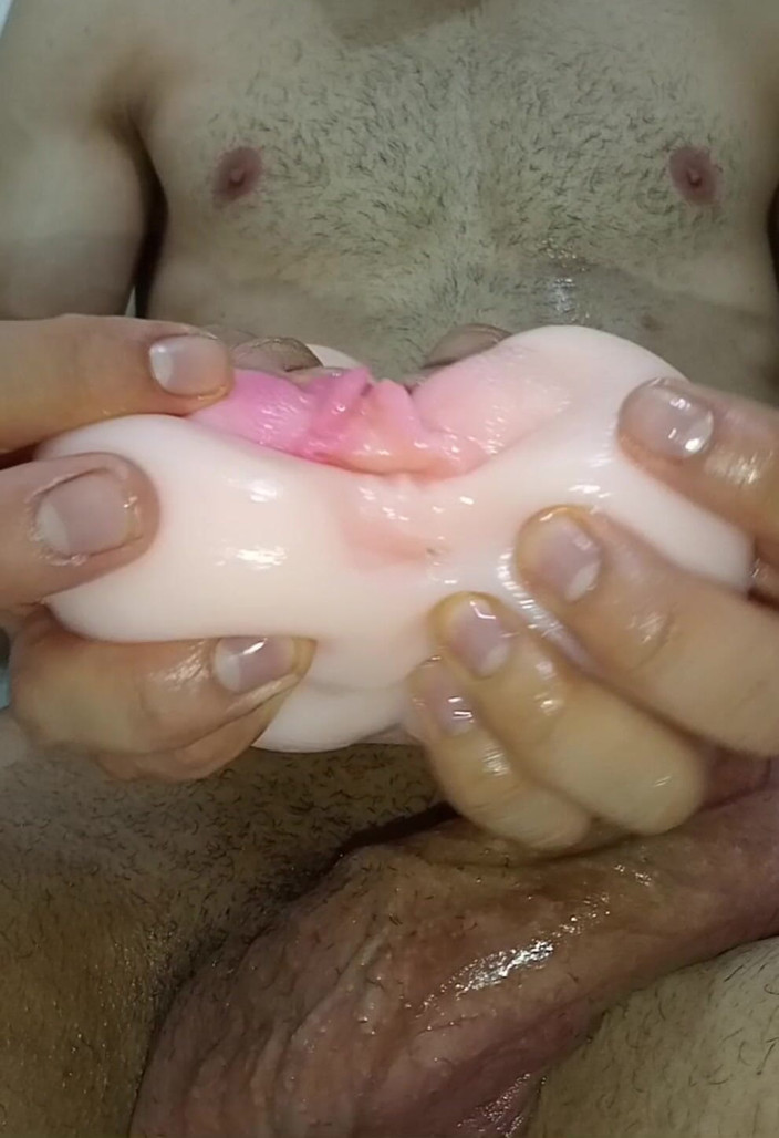 rey10rey10: Pink Pussy and Big Oiled Cock Games, Lily Toy