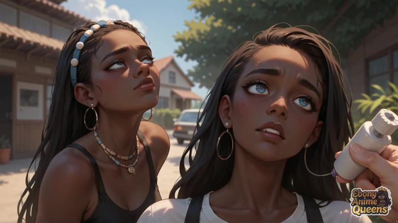 Ebony Anime Queens: Cewek semok kulit hitam ini pertama kali dientot habis-habisan sama...