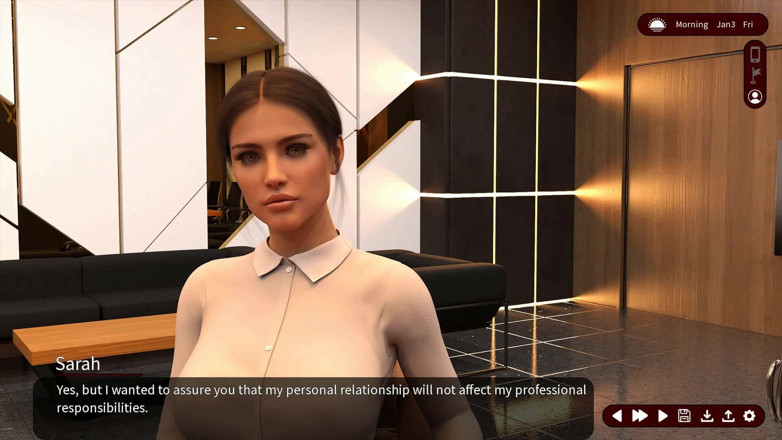 Dirty GamesXxX: Szepty pożądania: Seksowna i piękna żona spotyka swoje nowe boos - odcinek 2