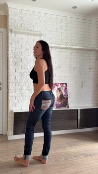 Cute Farting in Jeans After Eating Gazzy Food