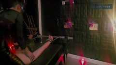 Strict Senz: Stina Stone Unghie Lunghe Solletico Seduta in Faccia Allungata Sul...