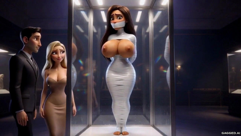 Gagged AI Cartoons: The Living Exhibit