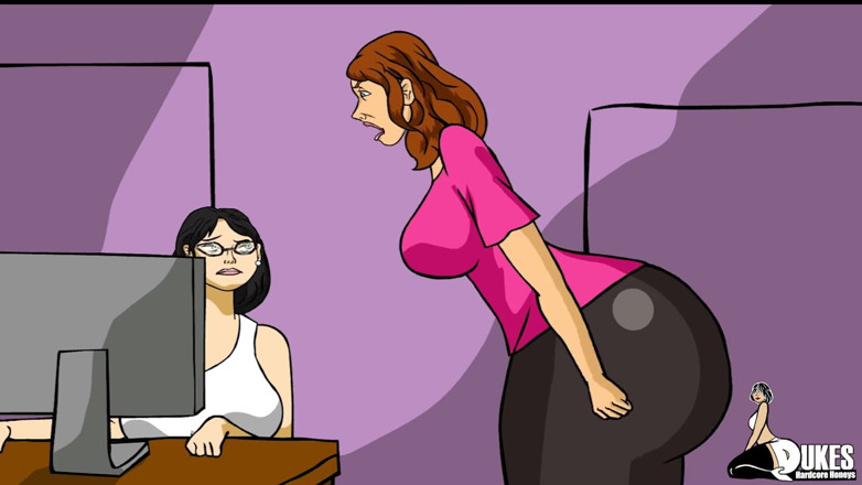 Dukes Hardcore Honeys: Maestra casada es atrapada chupando polla después del trabajo.