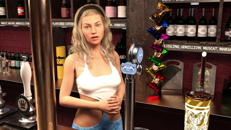 3D Cartoon Porn: Erotica 4 - Riley, Ren and Lilly Dance at the Bar Then...