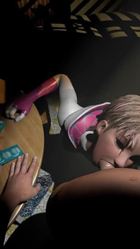 Spider Gwen pik zuigen