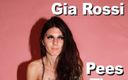 Picticon bondage and fetish: Gia Rossi đi tiểu qua quần lót của cô ấy