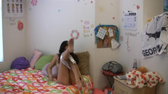 Injoy X: Awek remaja si rambut coklat yang cantik adalah pelacur kamera