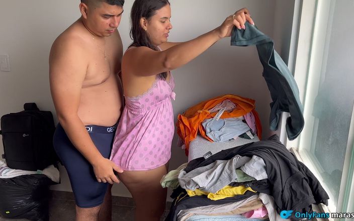 MaRaSexx: 客房服务年轻的害羞女孩被她的老板性交