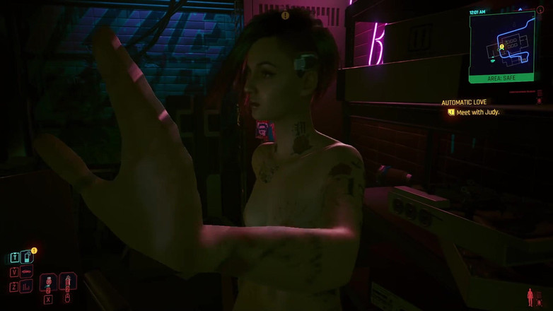 LewdArcade: Cyberpunk 2077 adegan seks bertiga permainan lucah bermain