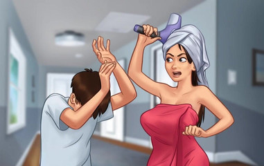 Miss Kitty 2K: Summertime saga reworked - 4 Misskitty2k द्वारा नाली में