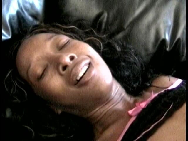 Whites on Blacks: Ebony nympho jumping on a white cock