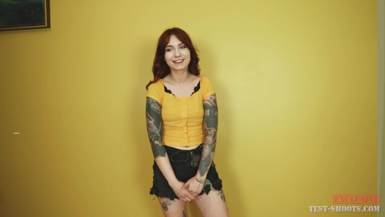 Test-Shoots: Cherr Tattooed Teen in Nude Video Casting