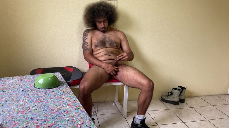 KING_TiBURON: Full Body Bear Solo Handjob
