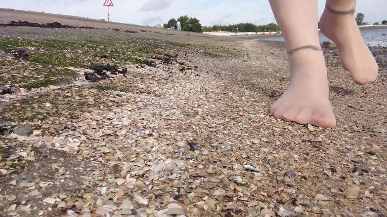 Footfetish: Wangerland'ın Wadden Denizi'nde Güzel Çoraplarla