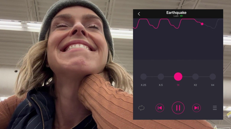 Serenity Cox: Public Cumming in Grocery Store with Lush Remote Controlled Vibrator