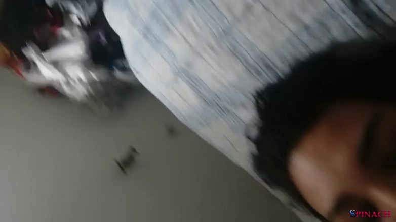Spinach: Hot and Horny African Latina Masturbating