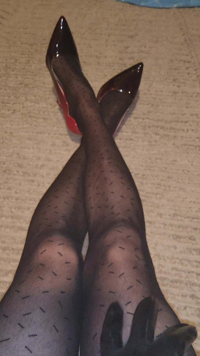 LoverPantyhose: 내 무늬 흑인 팬티 스타킹 따먹기