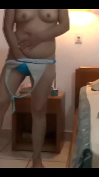 Stepmother on the Beach Does Not Oppose Anymore and Gives Herself to Stepson