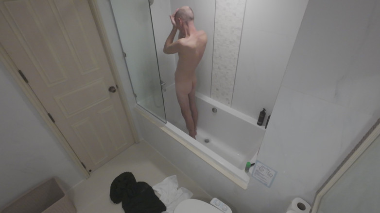 Big dick dadddy: Secret Shower Cam Caught Me Touching Myself