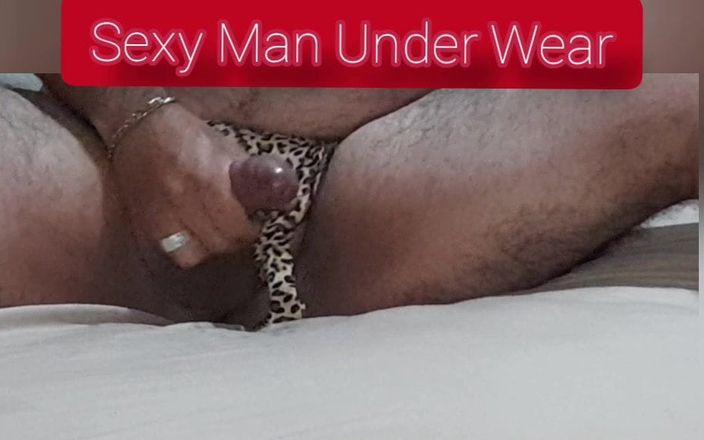 Sexy man underwear: Bela masturbação até gozar