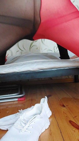 Kitty_Cross: Gordas loira rabuda preta shorts quente transsexual sissy modelo cosplayer