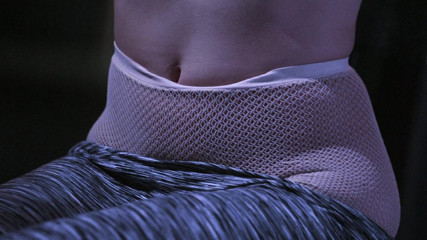 Adam & Eve: Busty babe rubs her hairy snatch