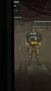 Alien sex in a starship. Female green alien gets fucked by a big monster