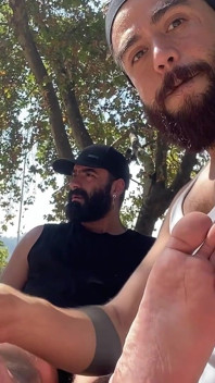 Foot Fetish & Piss on the Street.