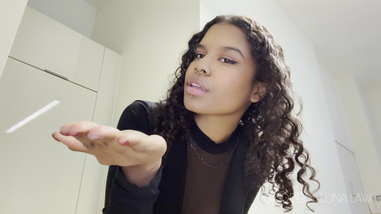 Goddess Luna Law: Makan pancutan mani untuk sarapan pagi - pov femdom joi dewi...