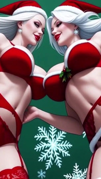Santa Claus Sexy Pose Sfw Version (ai Animation)