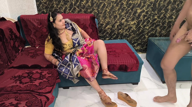 Desi chudai hub: Piękna Puja Bhabhi jebanie przez indyjskiego huntera