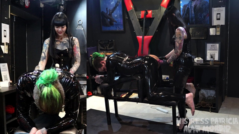 KinkyFemdomTV: Lateks dziwka jebanie z Patrycją