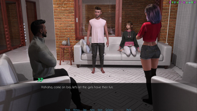 Porny Games: Счастливо после от Escovic Games - жесткий секс в переулке, Girls Night 6