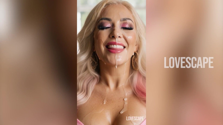Lovescape: Huge-tit Blonde MILF Goes Feral - Creamy Explosion Finish (ai Generated)