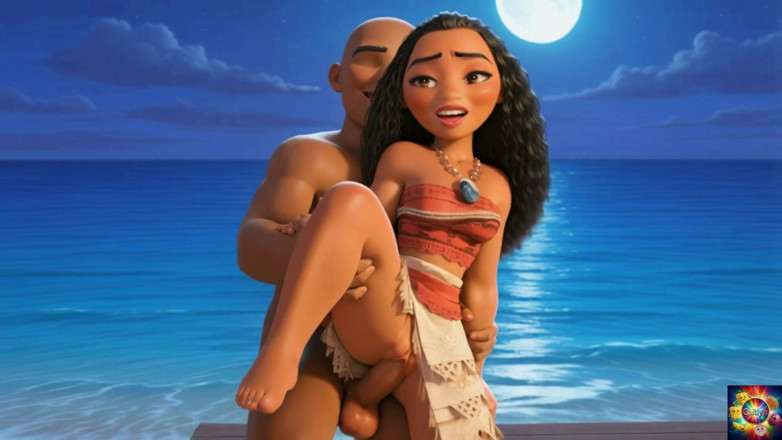 Caitlynvx: Sự lãng mạn vui tươi của Moana - AI Animation ASMR
