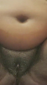 Legs Wide Open Oiling My Big Belly Stimulating My Clit with Electric Toothbrush