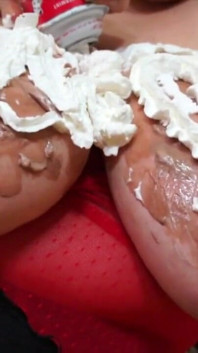 BBW face fucked in wet and messy action