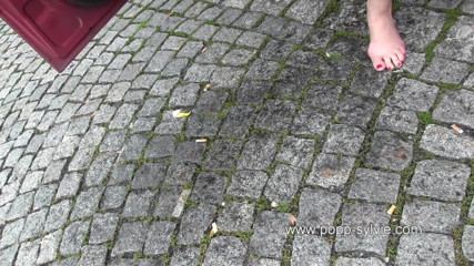 Popp Sylvie: Popp Sylvieとのドイツのアウトバーンでの屋外セックス