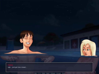 Dirty GamesXxX: Літня сага: гаряча сексуальна блондинка з басейну, еп.24