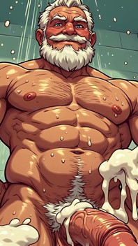 Літні чоловіки в дикому душі