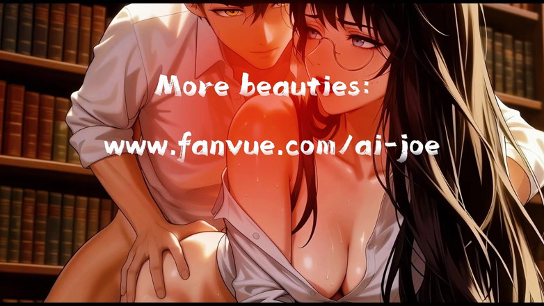 AI-JOE: Gap Moe glasses người phụ nữ xinh đẹp, buổi học riêng...