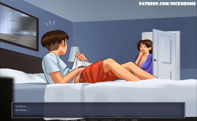 Cartoon Universal: Summertime Saga part 22 - Debbie benarkan melancap padanya (submisif Espanol)