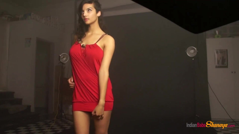 Shanaya: Jovem indiana universitária Shanaya em vídeo de casting