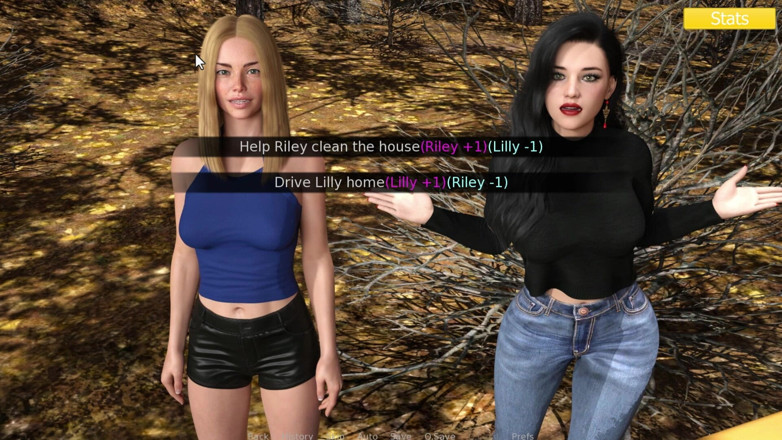 3D Cartoon Porn: Erotika 11 - Ren pomáhá Rileymu uklízet dům a co když pojede...