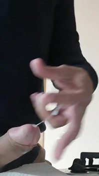 Jerking off My Cock in the Kitchen