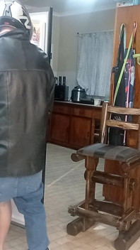 Kitchen Sex with Biker