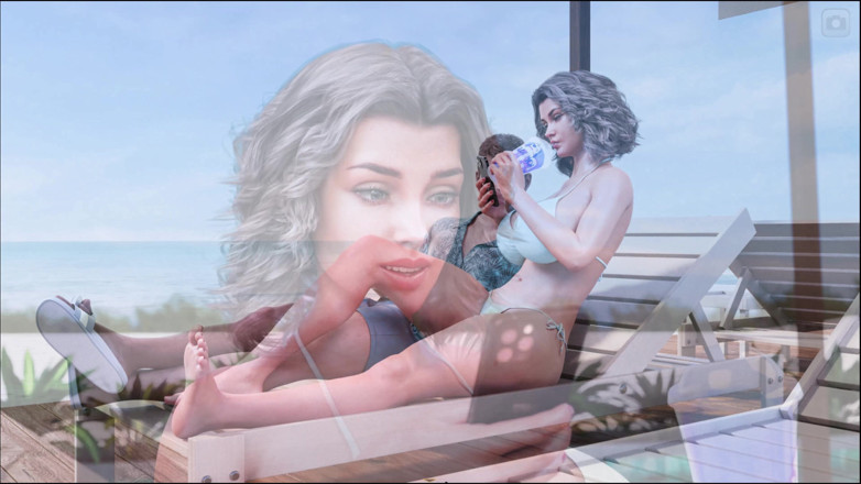 Johannes Gaming: Sunville 89'un orta yaşlı seksi kadın plajda sophie fotoğraf çekimi yaptı